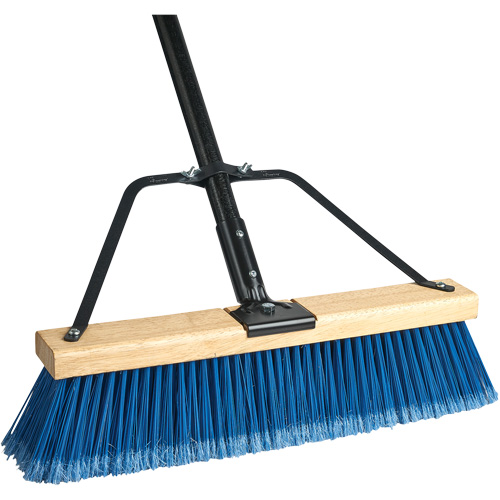 Ryno Push Broom with Braced Handle, 36", Fine, PVC Bristles Advanced Consulting and Training Ltd.