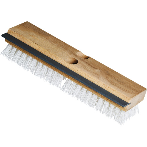 Utility Scrub Brush & Squeegee, 11" L, Polypropylene Bristles, White Advanced Consulting and Training Ltd.