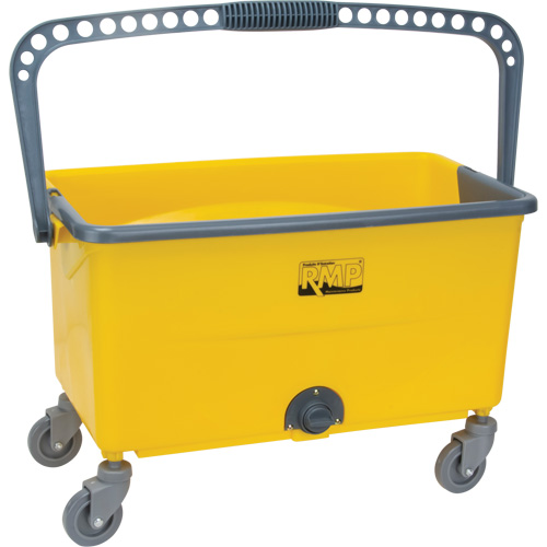 Seau et essoreuse pour vadrouille en microfibres, Passoire, 11 gal. US (44 pintes), Jaune Advanced Consulting and Training Ltd.