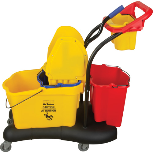 Multifunctional Mop Trolley, Down Press, 9.5 US Gal.(38 Quart), Yellow Advanced Consulting and Training Ltd.
