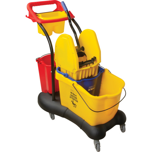 Multifunctional Mop Trolley, Down Press, 9.5 US Gal.(38 Quart), Yellow Advanced Consulting and Training Ltd.