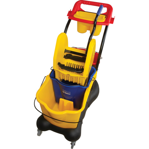 Multifunctional Mop Trolley, Down Press, 9.5 US Gal.(38 Quart), Yellow Advanced Consulting and Training Ltd.