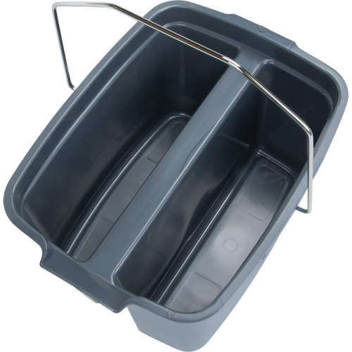 Dual Compartment Bucket, 4.75 US Gal. (19 qt.) Capacity, Grey Advanced Consulting and Training Ltd.