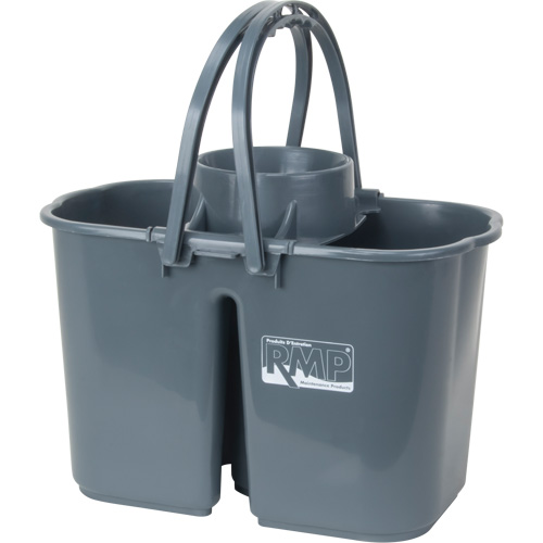 Mop Pail & Wringer, Strainer, 3.75 US Gal.(15 Quart), Grey Advanced Consulting and Training Ltd.