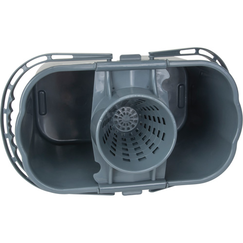 Mop Pail & Wringer, Strainer, 3.75 US Gal.(15 Quart), Grey Advanced Consulting and Training Ltd.