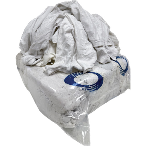 Chiffons de nettoyage, Coton/Molleton, Blanc, 25 lb Advanced Consulting and Training Ltd.
