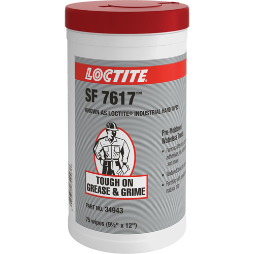 Essuie-mains industriels SF 7617, 75 lingettes, 12" x 9-1/2" Advanced Consulting and Training Ltd.