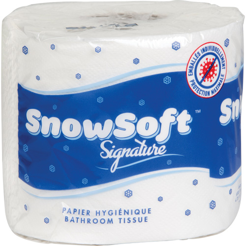 Papier hygi&eacute;nique de premi&egrave;re qualit&eacute; Snow Soft, 2 Pli, 600 Feuilles/Rouleu, Longueur 145', Blanc Advanced Consulting and Training Ltd.