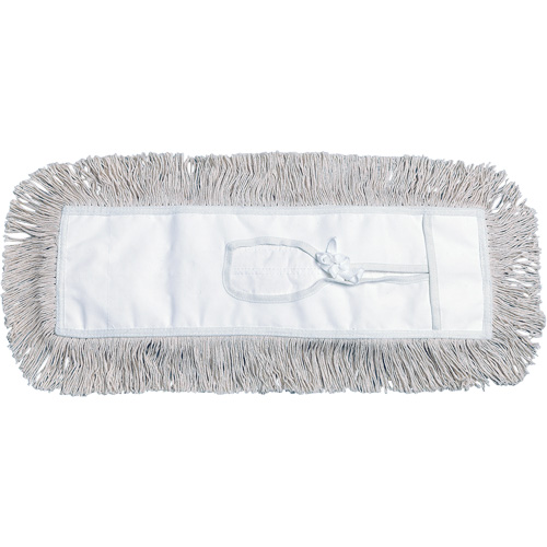 Dust Mop, Tie-On Style, Cotton, 18" L x 5" W Advanced Consulting and Training Ltd.