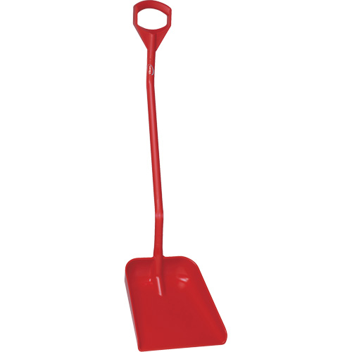 Ergonomic Large Blade Shovel, 51" Length, Plastic, Red Advanced Consulting and Training Ltd.