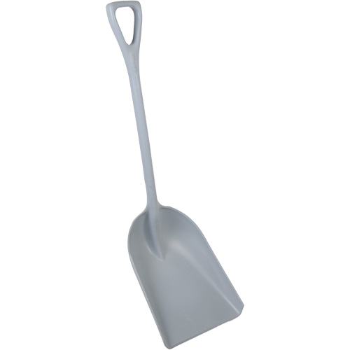Pelle monobloc perceptible par d&eacute;tecteur de m&eacute;tal, Lame 13-3/4" x 17", Longueur de 42-1/2", Plastique, Gris Advanced Consulting and Training Ltd.