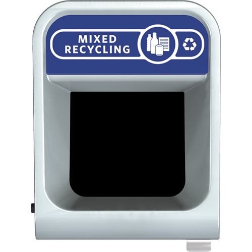 Conteneur pour d&eacute;chets de recyclage m&eacute;lang&eacute;s Configure, Vrac/Bord de rue/De bureau, Acier, 15 gal. US Advanced Consulting and Training Ltd.