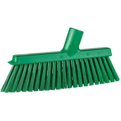 Balai biseaut&eacute; avec pas de vis inclin&eacute;, Crins Moyen, 10", Polyester, Vert Advanced Consulting and Training Ltd.