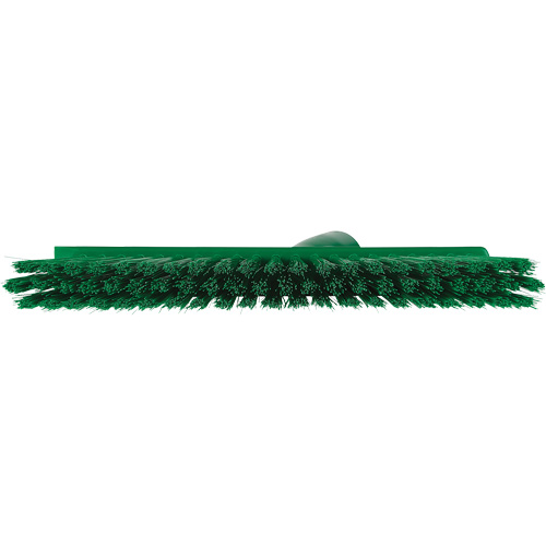 Balai biseaut&eacute; avec pas de vis inclin&eacute;, Crins Moyen, 10", Polyester, Vert Advanced Consulting and Training Ltd.