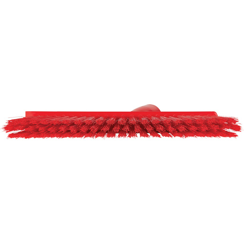 Balai biseaut&eacute; avec pas de vis inclin&eacute;, Crins Moyen, 10", Polyester, Rouge Advanced Consulting and Training Ltd.