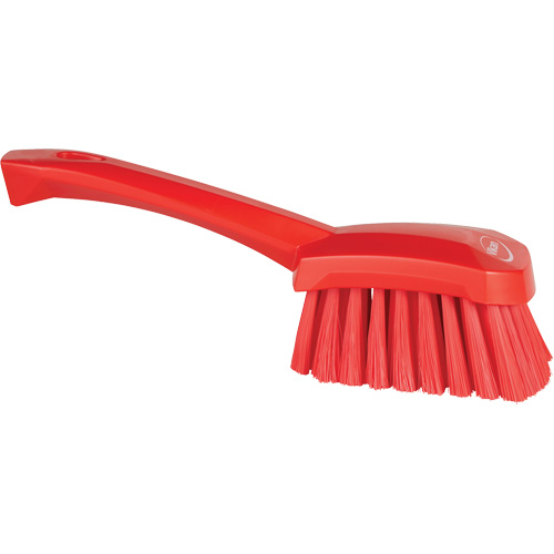 Brosse &agrave; r&eacute;curer avec manche court, Soies Doux, Longueur de 10-1/2", Rouge Advanced Consulting and Training Ltd.