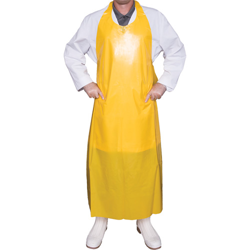 Top Dog 6 Mil. Apron, Polyurethane, 50" L x Yellow Advanced Consulting and Training Ltd.