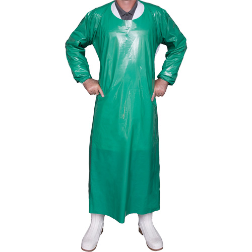 Top Dog 6 Mil. Gown, Large, Green, Polyurethane Advanced Consulting and Training Ltd.