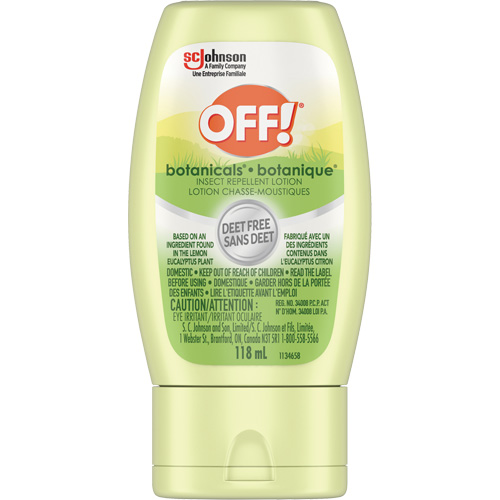 Off!&reg; Botanicals&reg; Insect Repellent, DEET Free, Lotion, 118 g Advanced Consulting and Training Ltd.