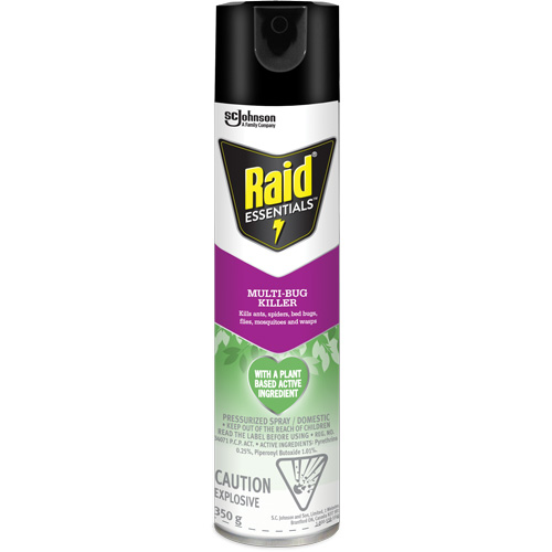 Insecticide polyvalent Essentials Raid, 350 g, Canette a&eacute;rosol Advanced Consulting and Training Ltd.