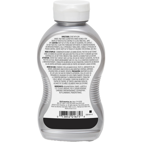 Nettoyant &agrave; mains, Gel/Pierre ponce, 295,74 ml, Bouteille, Cerise Advanced Consulting and Training Ltd.