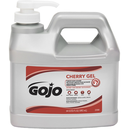 Nettoyant &agrave; mains, Gel/Pierre ponce, 1,89 L, Bouteille &agrave; pompe, Cerise Advanced Consulting and Training Ltd.