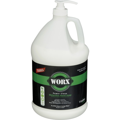 Power Clean Waterless Hand Soap, Liquid, 3.78 L, Unscented Advanced Consulting and Training Ltd.