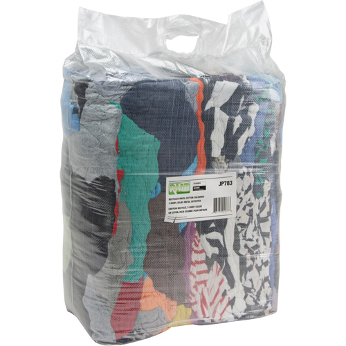 Chiffons fabriqu&eacute;s &agrave; partir de mat&eacute;riaux recycl&eacute;s, Coton, M&eacute;lange de couleurs, 25 lb Advanced Consulting and Training Ltd.