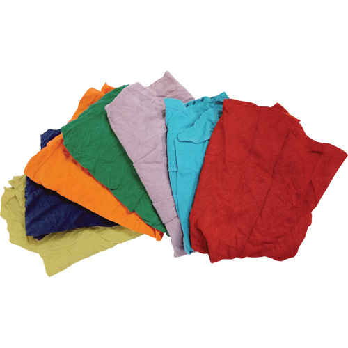 Chiffons fabriqu&eacute;s &agrave; partir de mat&eacute;riaux recycl&eacute;s, Coton, M&eacute;lange de couleurs, 25 lb Advanced Consulting and Training Ltd.