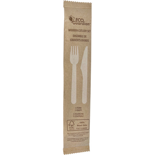 Fork & Knife Wooden Cutlery Kit Advanced Consulting and Training Ltd.