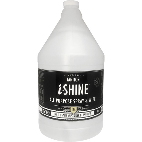 Janitori All-Purpose i-Shine Spray & Wipe, 4 L, Jug Advanced Consulting and Training Ltd.