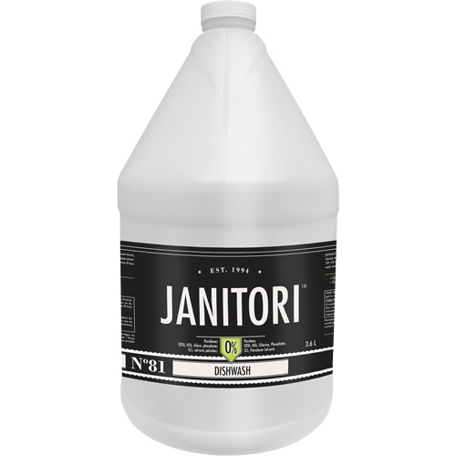 Nettoyant &agrave; vaisselle Janitori 81, Liquide, 4 L Advanced Consulting and Training Ltd.