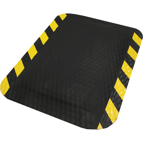 Hog Heaven Mat, Diamond, 2' x 3' x 5/8", Black/Yellow, Nitrile Advanced Consulting and Training Ltd.