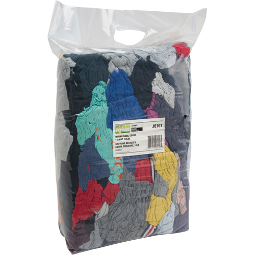 Recycled Material Wiping Rags, Cotton, Mix Colours, 10 lbs. Advanced Consulting and Training Ltd.