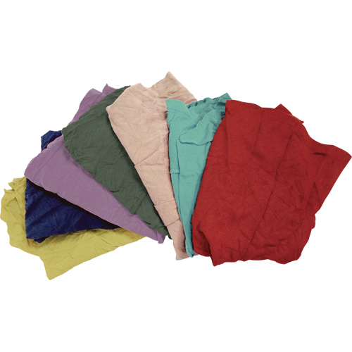 Recycled Material Wiping Rags, Fleece, Mix Colours, 25 lbs. Advanced Consulting and Training Ltd.