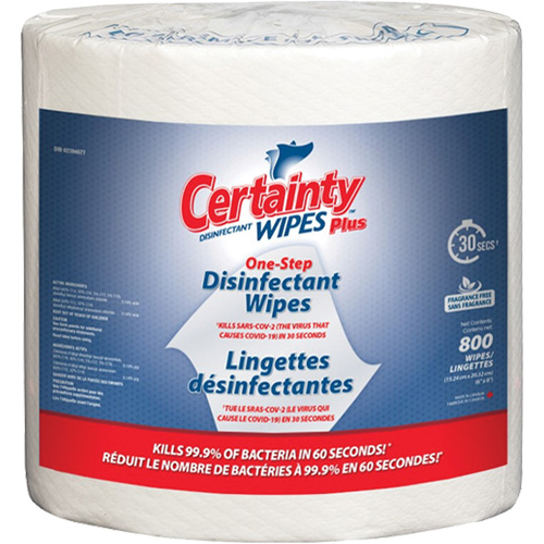 Lingettes d&eacute;sinfectantes, 7-9/10" x 5-9/10", 800 lingettes Advanced Consulting and Training Ltd.
