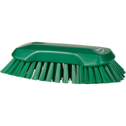 Hand Brush, Extra Stiff Bristles, 9-1/10" Long, Green Advanced Consulting and Training Ltd.