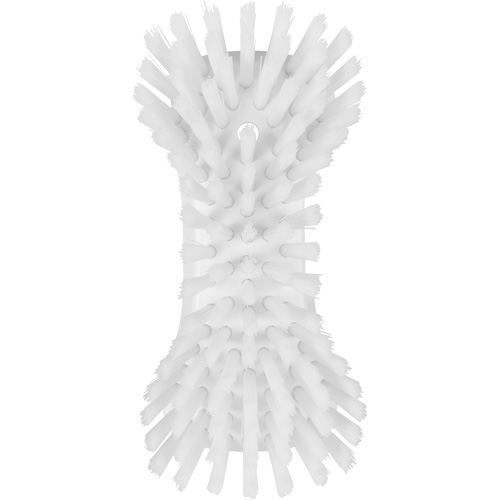 Hand Brush, Extra Stiff Bristles, 9-1/10" Long, White Advanced Consulting and Training Ltd.