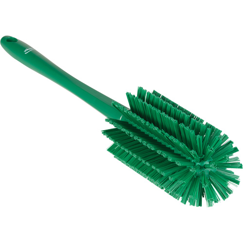 Medium Brush with Handle, Stiff Bristles, 17" Long, Green Advanced Consulting and Training Ltd.