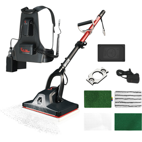 Shock Oscillating Floor Cleaning Machine with Backpack, Cleaner Advanced Consulting and Training Ltd.