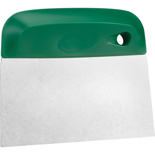 Flexible Stainless Steel Dough Cutter/Scraper, Green, 4-1/2" W x 5-3/4" L Advanced Consulting and Training Ltd.