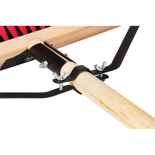 Push Broom with Braced Handle, 18", Medium, PVC Bristles Advanced Consulting and Training Ltd.