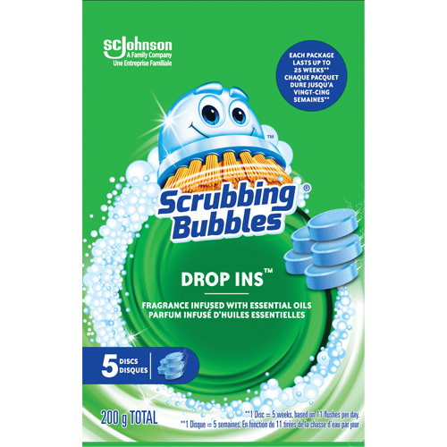 Scrubbing Bubbles&reg; Drop-Ins Toilet Cleaner Discs, 200 g, Tablet Advanced Consulting and Training Ltd.