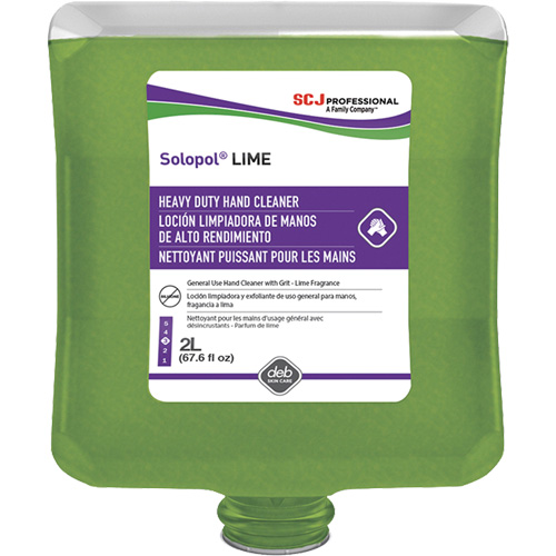 Savon de puissance moyenne pour les mains Solopol, Pierre ponce, 2 L, Cartouche en plastique, Lime Advanced Consulting and Training Ltd.