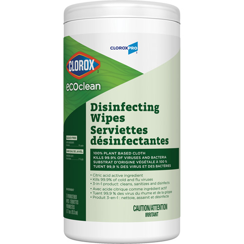EcoClean Disinfecting Wipes, 75 Count Advanced Consulting and Training Ltd.
