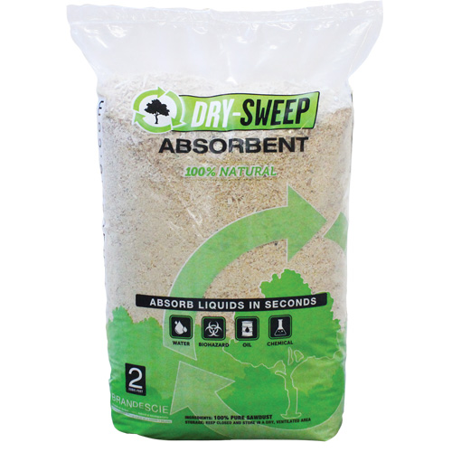 Dry Sweep Biodegradable Natural Absorbent, Bag, 22 lbs. (10 kg) Advanced Consulting and Training Ltd.