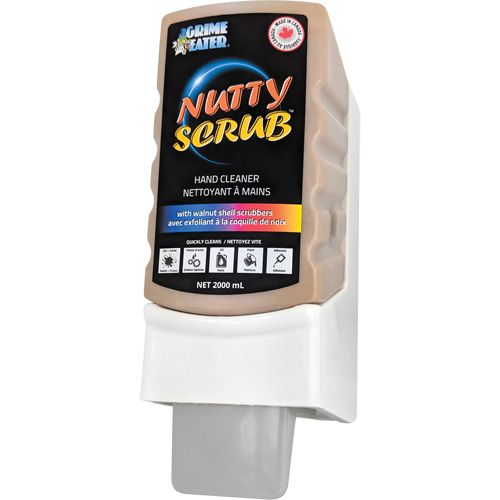 Nettoyant &agrave; mains avec exfoliant en coquille de noyer Nutty Scrub, Pierre ponce, 2000 ml, Cartouche en plastique, Sans parfum Advanced Consulting and Training Ltd.