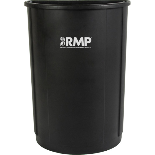 Half-Round Garbage Bin, Polyethylene, 21 US gal. Advanced Consulting and Training Ltd.