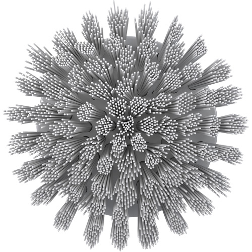 Brosse ronde HyDrive pour perceuse, Soies Tr&egrave;s ferme, Longueur de 3-1/10", Blanc Advanced Consulting and Training Ltd.