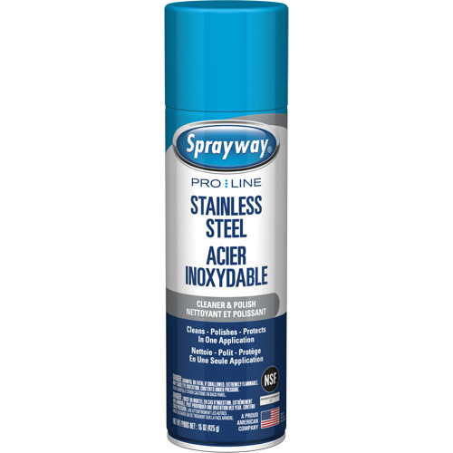 Nettoyant & polis pour acier inoxydable Pro Line, 15 oz, Canette a&eacute;rosol Advanced Consulting and Training Ltd.